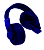 Blue Headphones Image